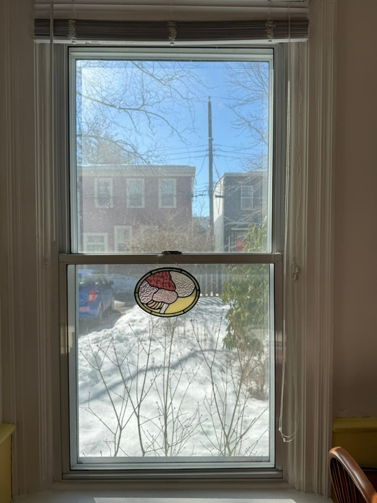 Brain Stained Glass Pattern