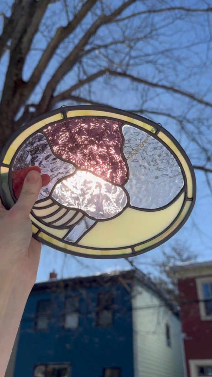 Brain Stained Glass Pattern